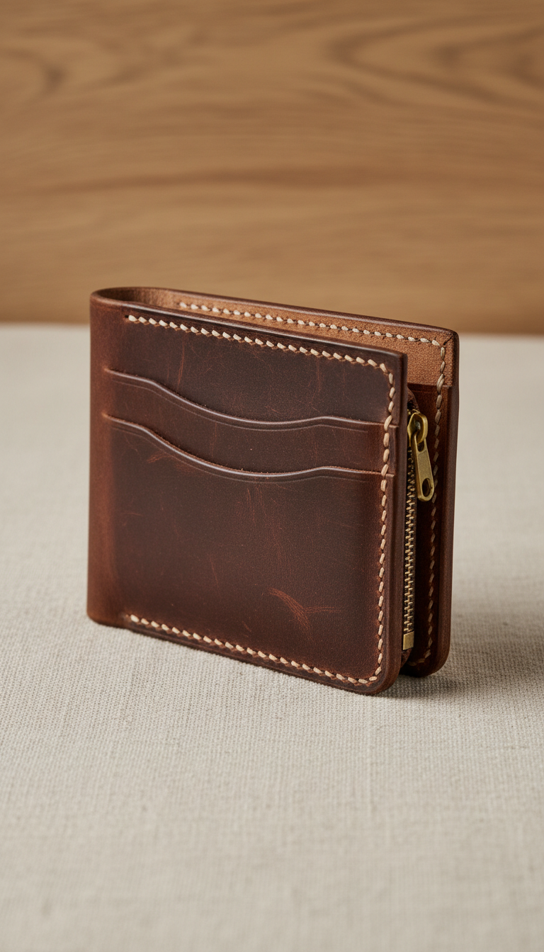Women's leather wallet